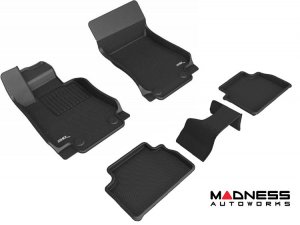 Alfa Romeo Giulia Floor Liners - All Weather - Rubberized - Premium - Front & Rear 5 Piece Set - RWD